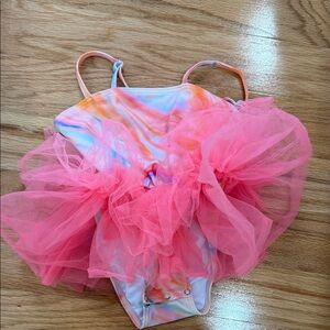 Iloveplum Colorful Tutu Swimsuit for Kids